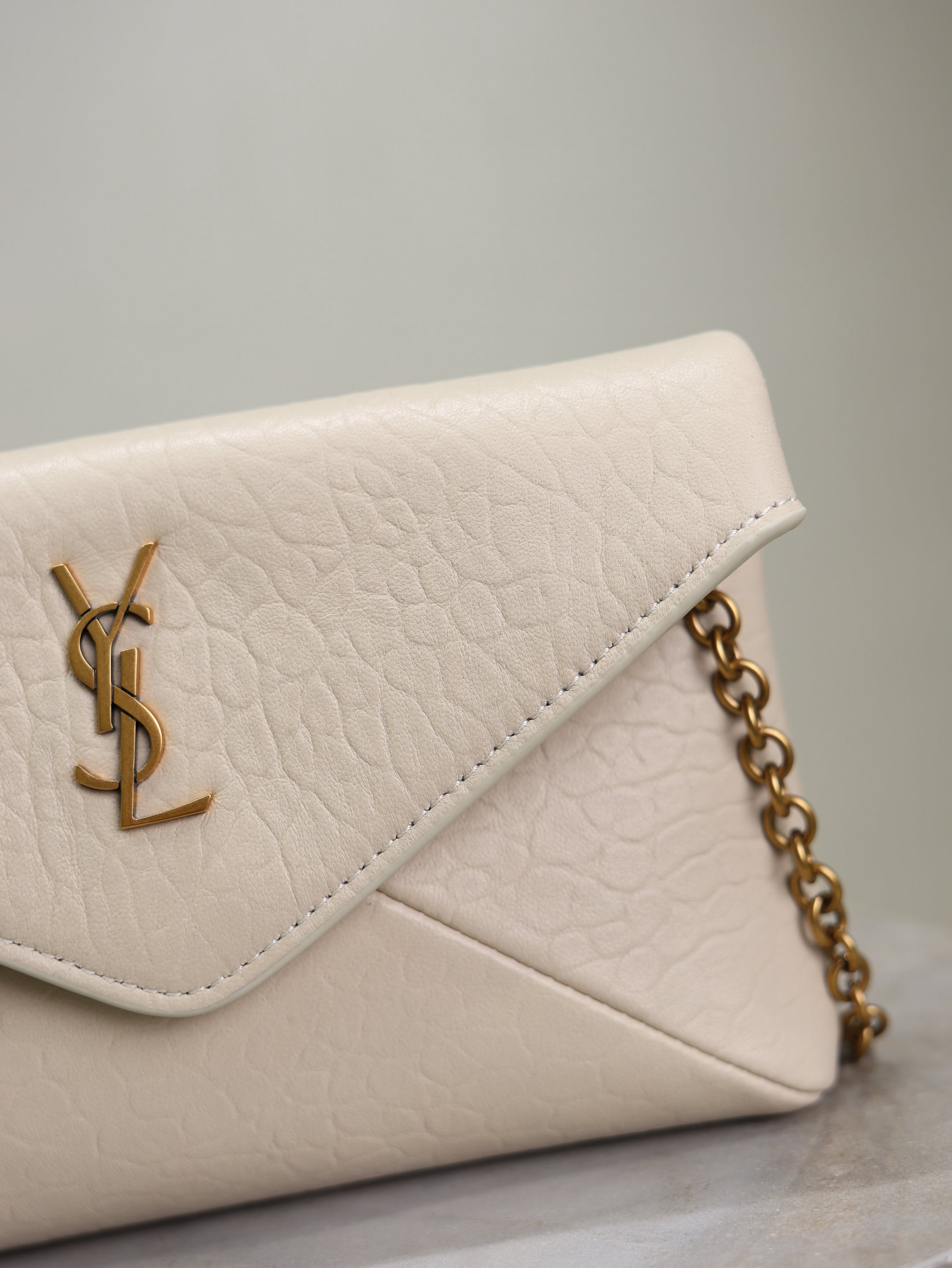 Cassandre Mini Bag 19cm Cream Lambskin GHW