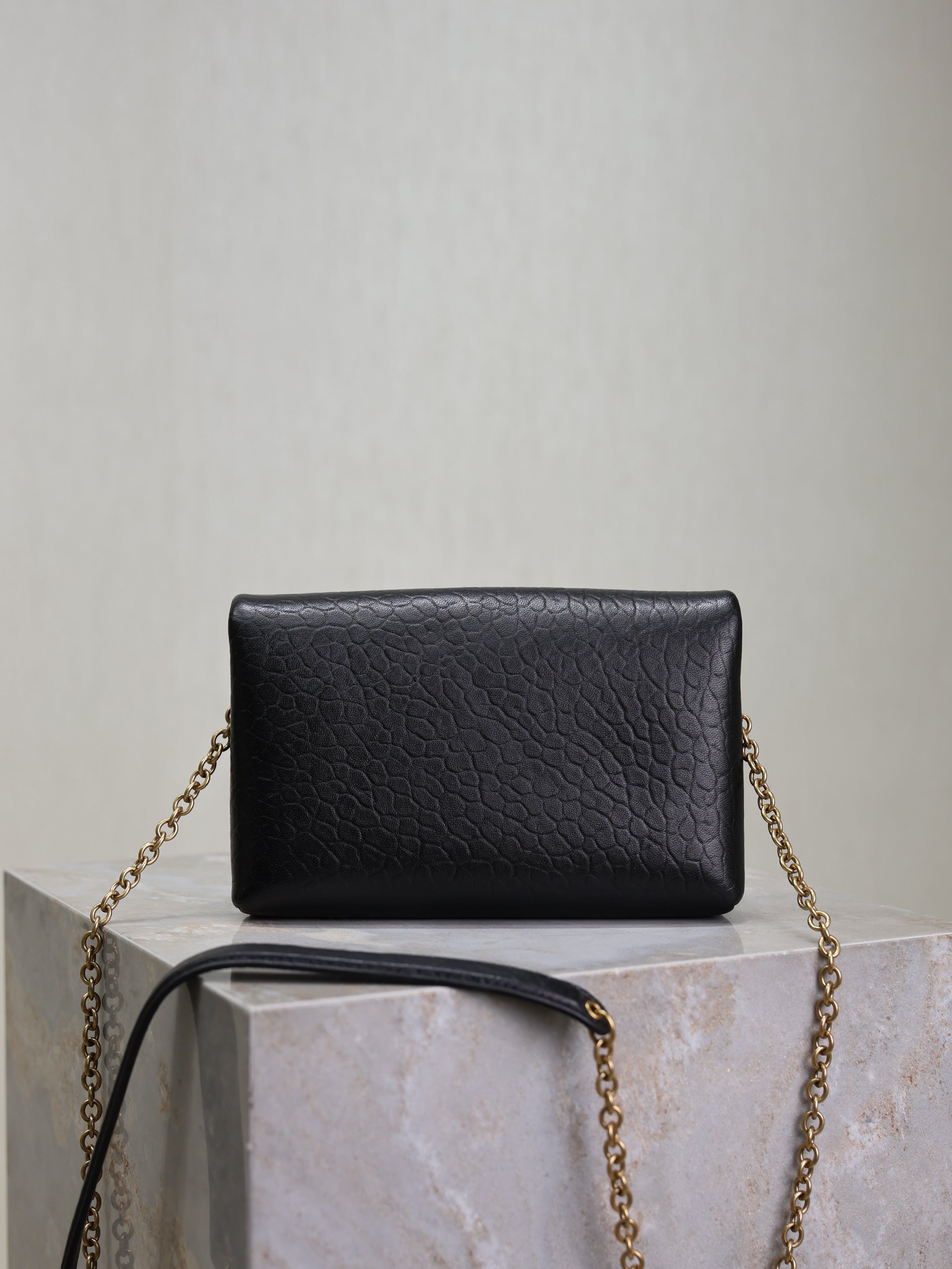 Cassandre Mini Bag 19cm Black Lambskin GHW