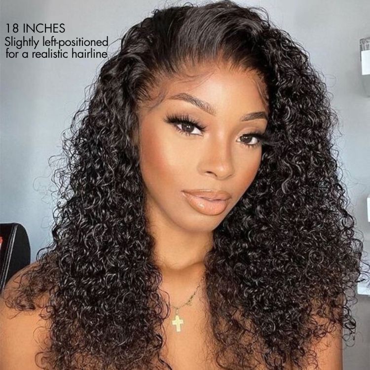 Wet and Wavy 5x5 Closure Pre-Cut Lace Water Wave Wig Glueless Side Part Human Hair Wig Breathable Cap