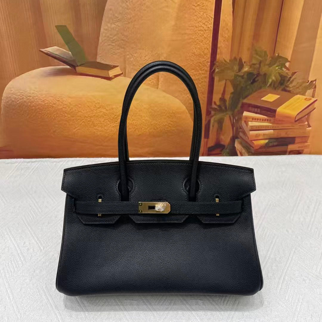 HM Shoulder Birkin 29 Black Togo Leather with Gold Hardware