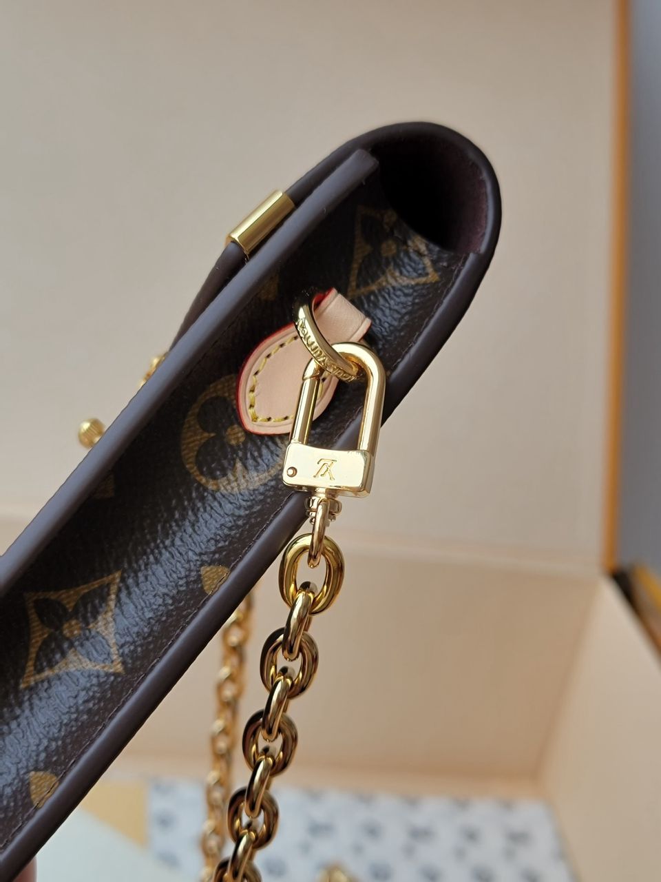 1V Monogram Phone Pouch