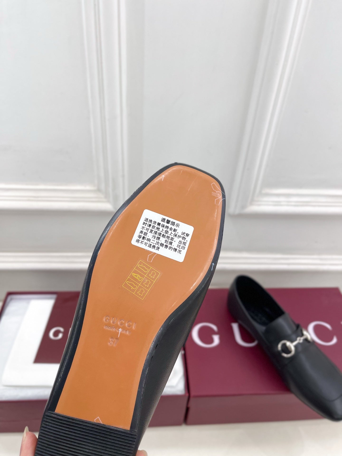 GG 26s Loafer With Horsebit Black Leather 640281